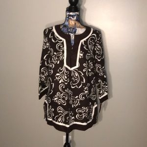 Gorgeous linen plus size top